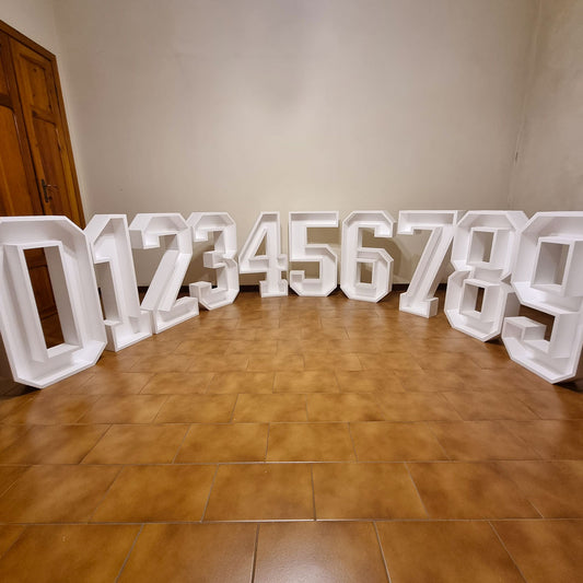Stock 10 Numeri Porta Palloncini 🎈 Grandi Alti 80cm dallo 0 al 9