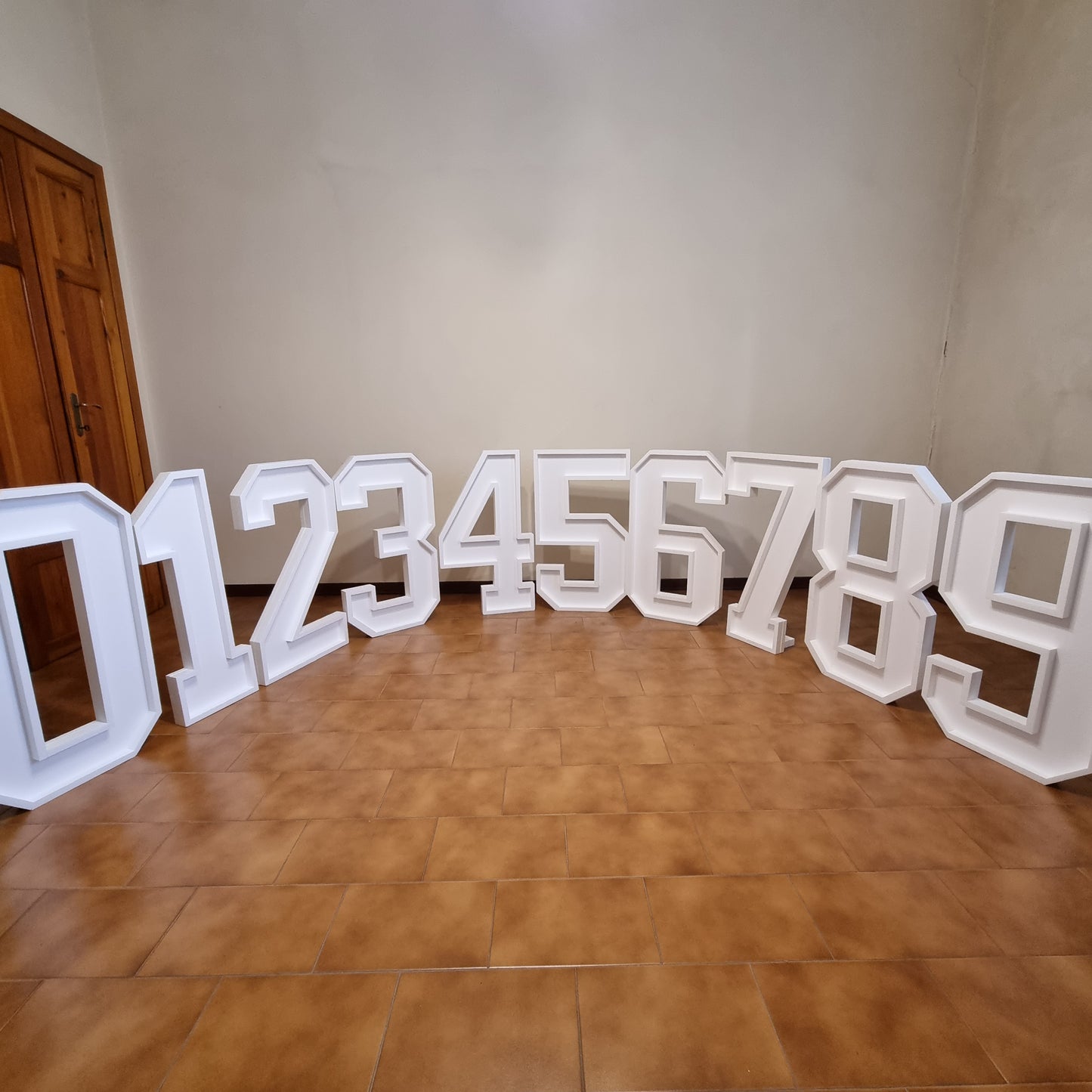 10 numeri polistirolo