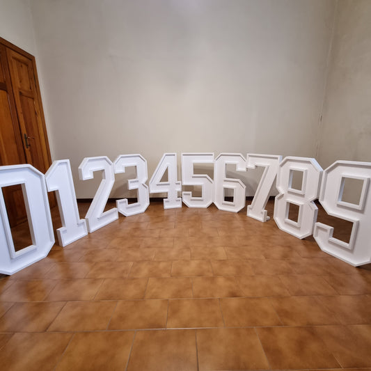 10 numeri polistirolo