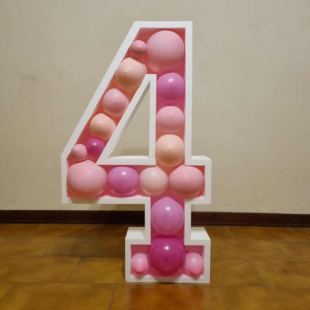 Numero 4 Porta Palloncini Grande
