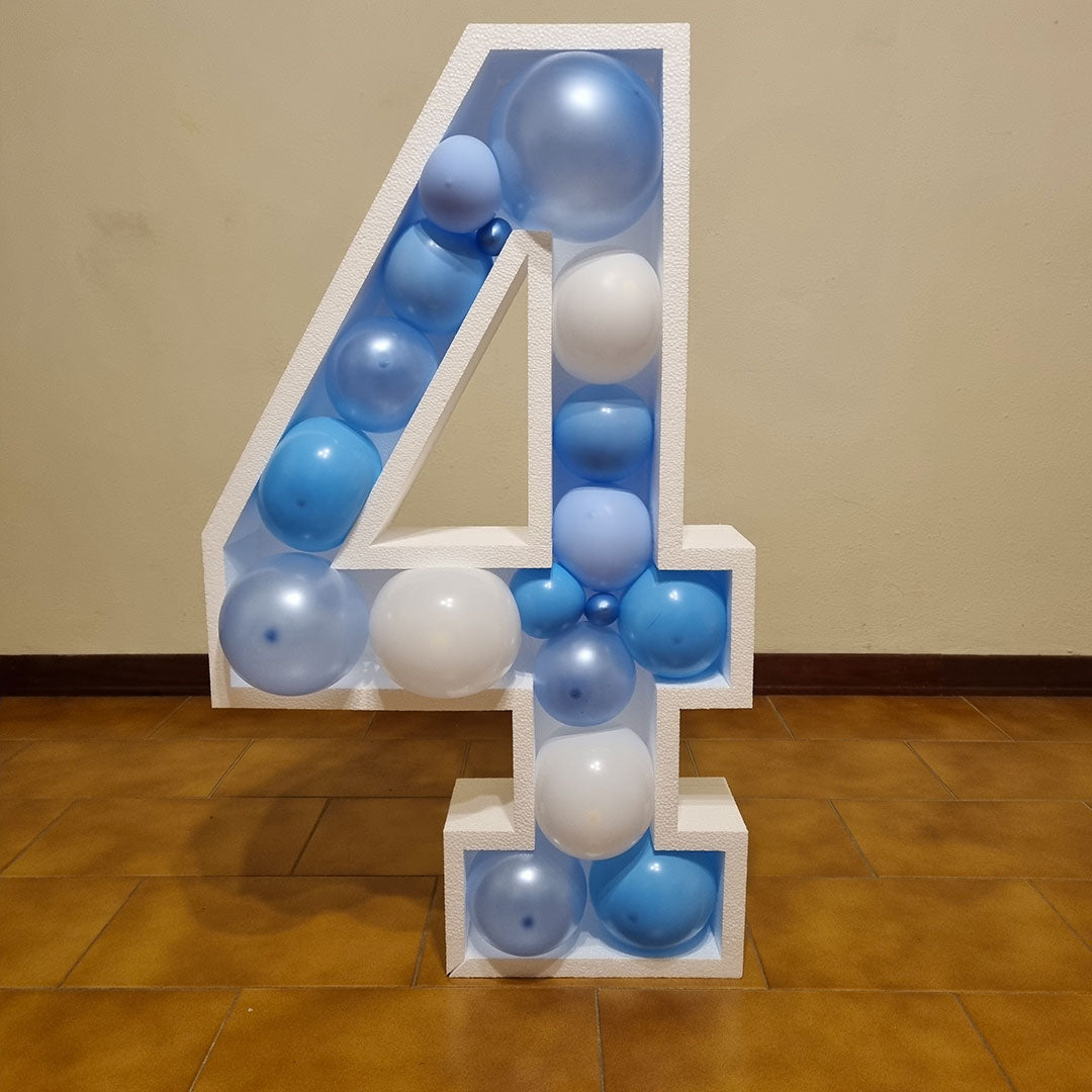 Numero 4 Porta Palloncini Grande