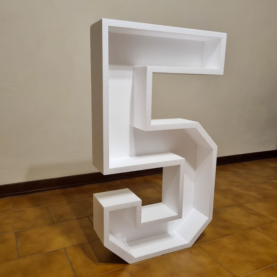 Numero 5 Porta Palloncini Grande