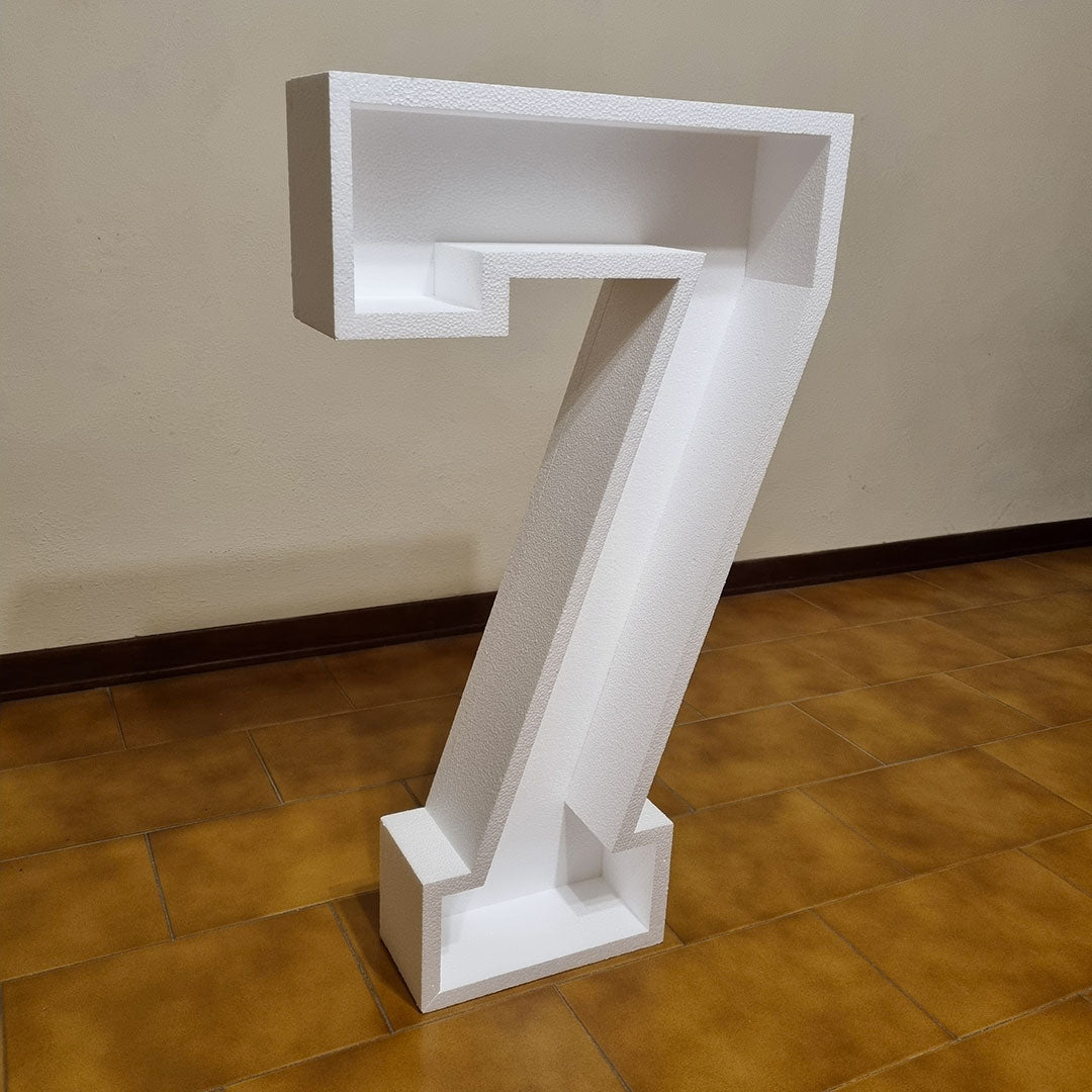 Numero 7 Porta Palloncini Grande