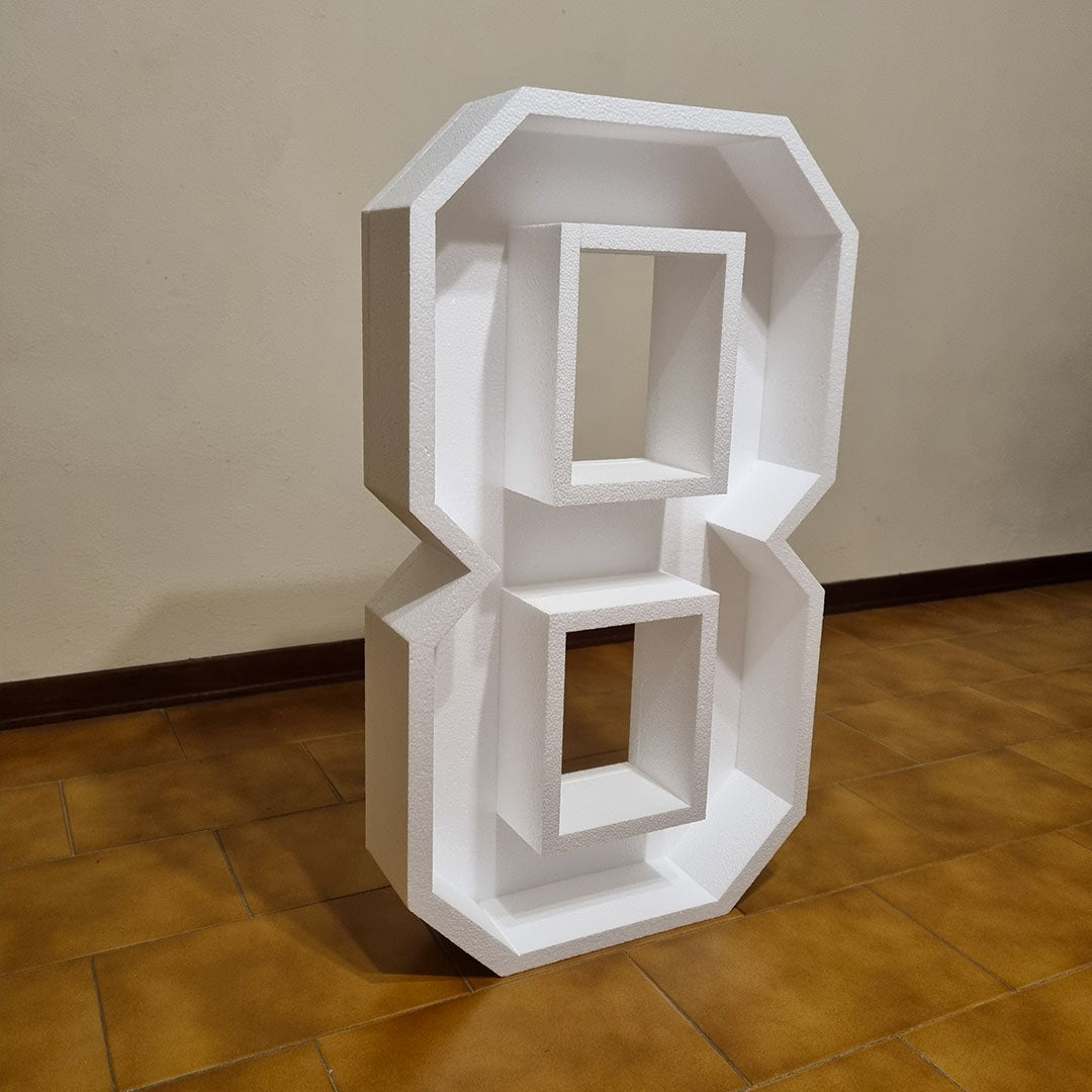 Numero 8 Porta Palloncini Grande