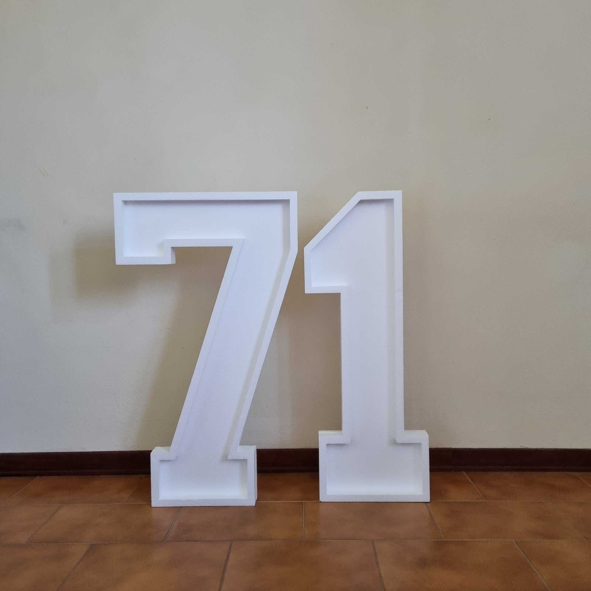 Numero 71 Polistirolo
