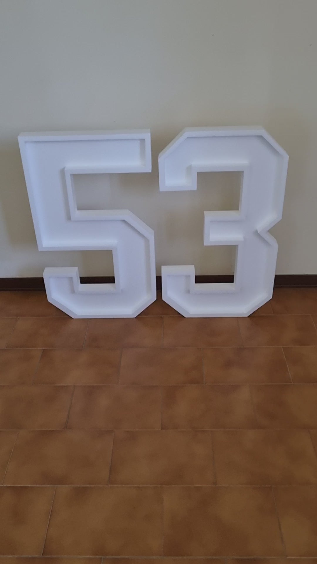 Numero 53 Polistirolo