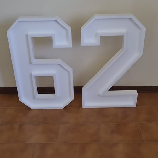 Numero 62 Polistirolo