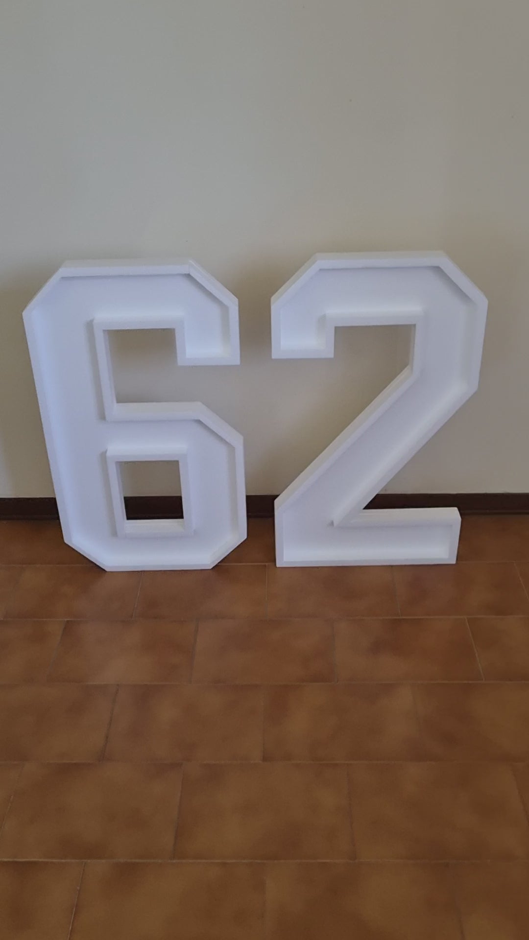 Numero 62 Polistirolo