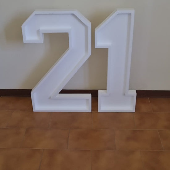 Numero 21 Polistirolo