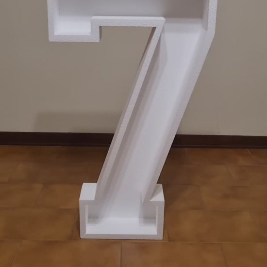 Numero 7 Porta Palloncini Grande