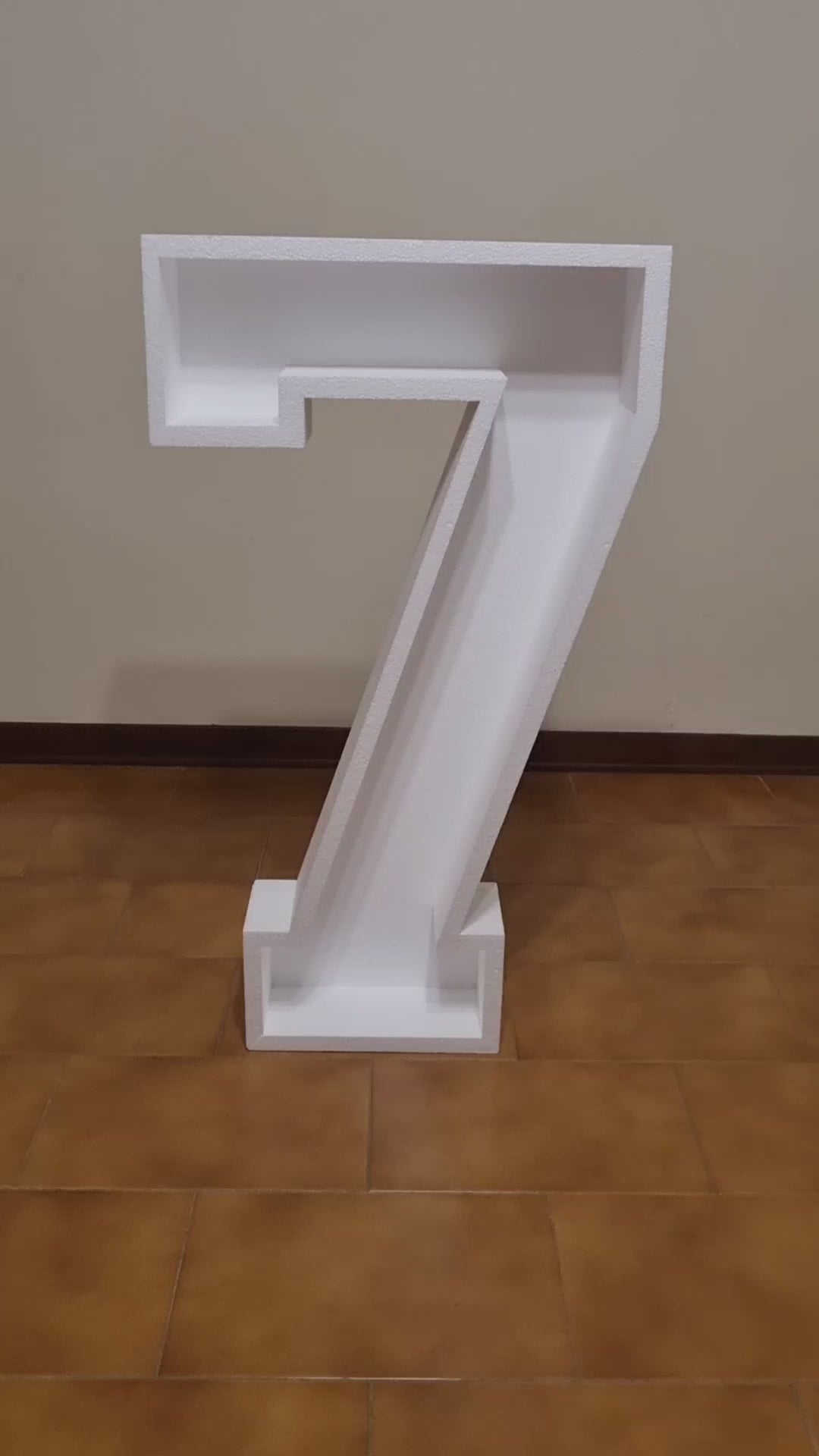 Numero 7 Porta Palloncini Grande