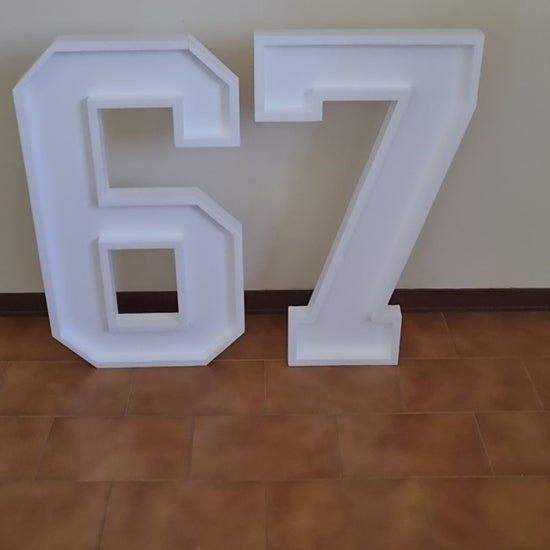 Numero 67 Polistirolo
