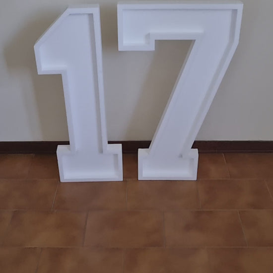 Numero 17 Polistirolo