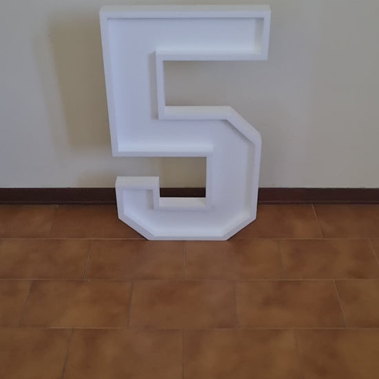 Numero 5 Polistirolo