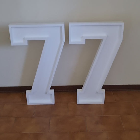 Numero 77 Polistirolo