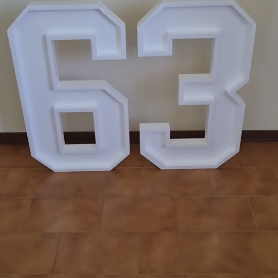 Numero 63 Polistirolo