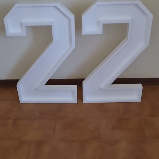 Numero 22 Polistirolo