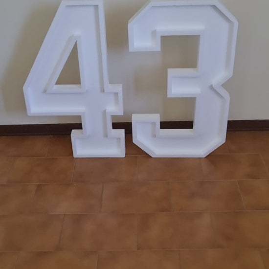 Numero 43 Polistirolo