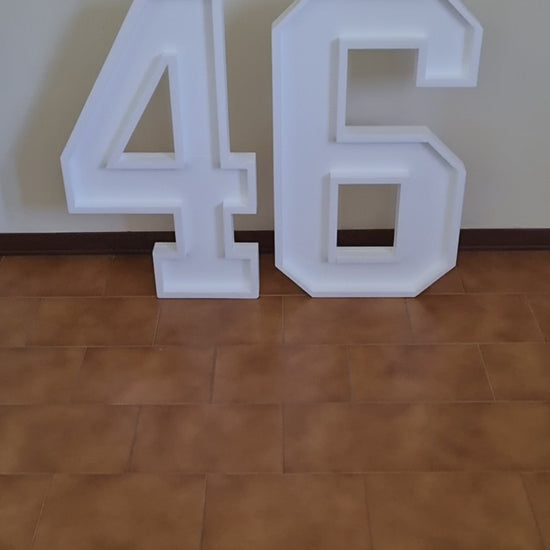 Numero 46 Polistirolo