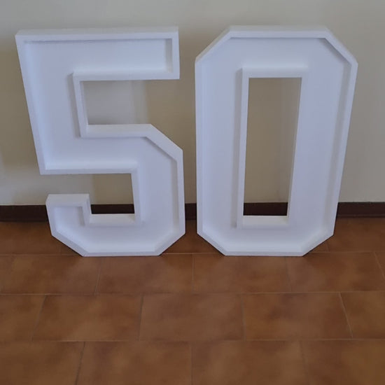 Numero 50 Polistirolo