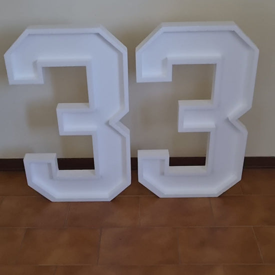 Numero 33 Polistirolo