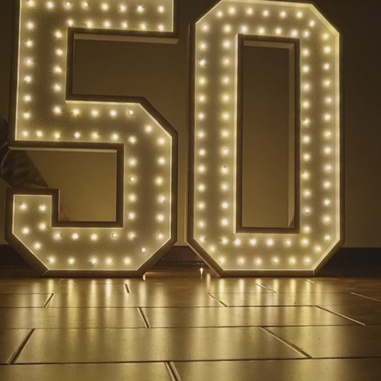 Número 50 luminoso (entre los más vendidos)