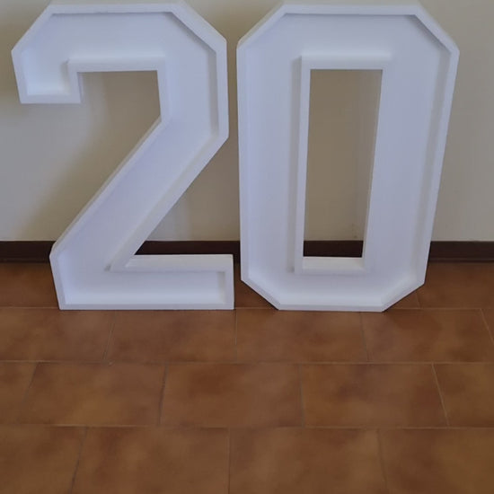Numero 20 Polistirolo