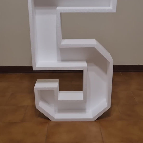 Numero 5 Porta Palloncini Grande