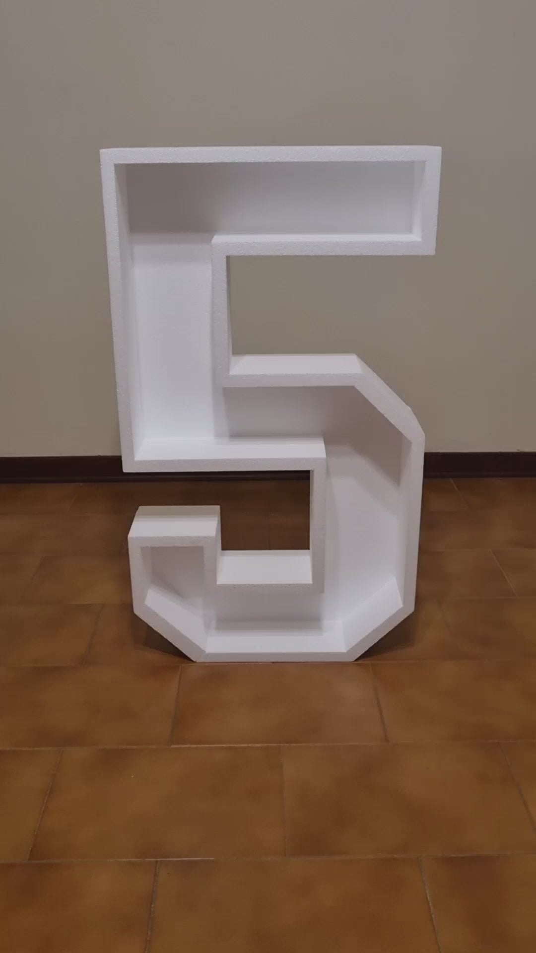 Numero 5 Porta Palloncini Grande