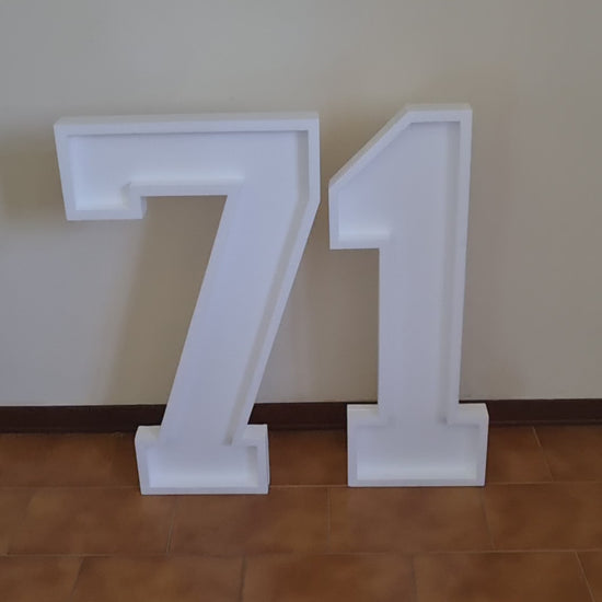 Numero 71 Polistirolo