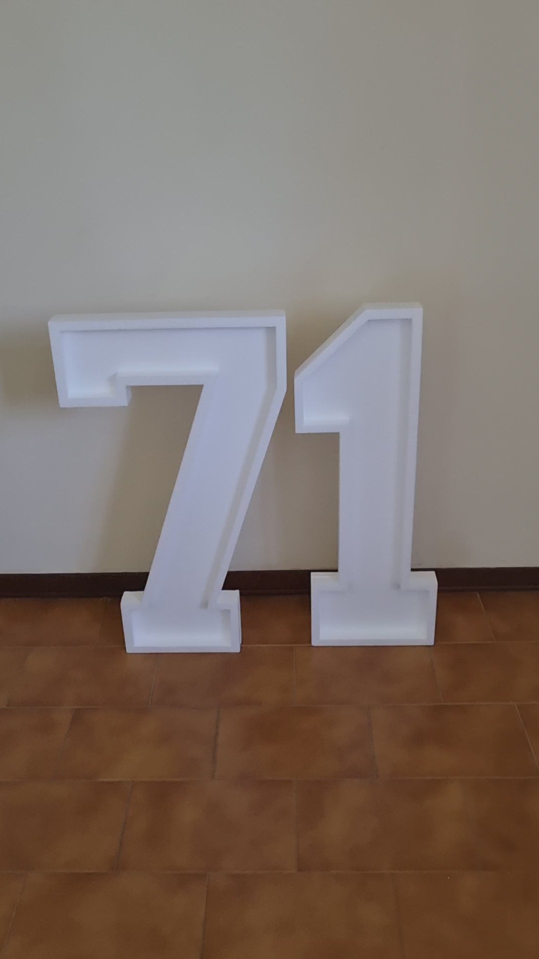 Numero 71 Polistirolo
