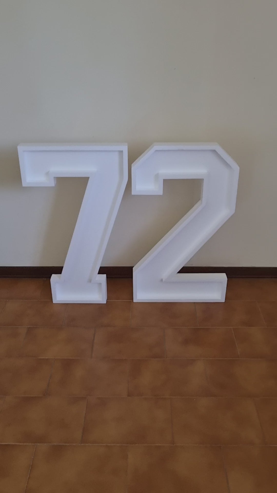 Numero 72 Polistirolo