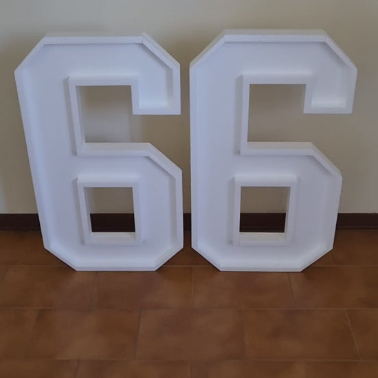 Numero 66 Polistirolo