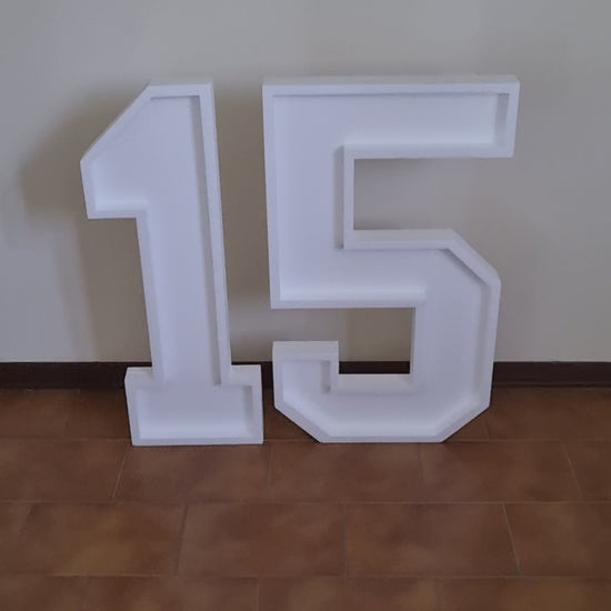 Numero 15 Polistirolo