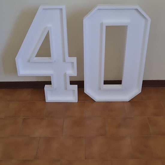 Numero 40 Polistirolo