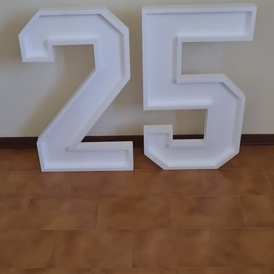 Numero 25 Polistirolo