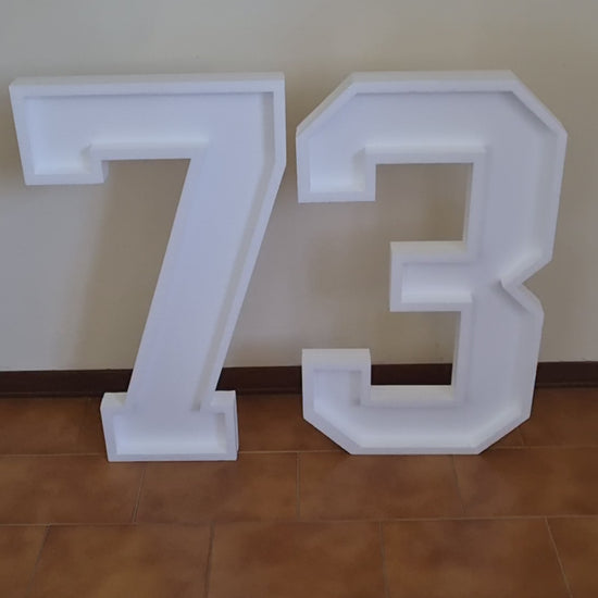 Numero 73 Polistirolo