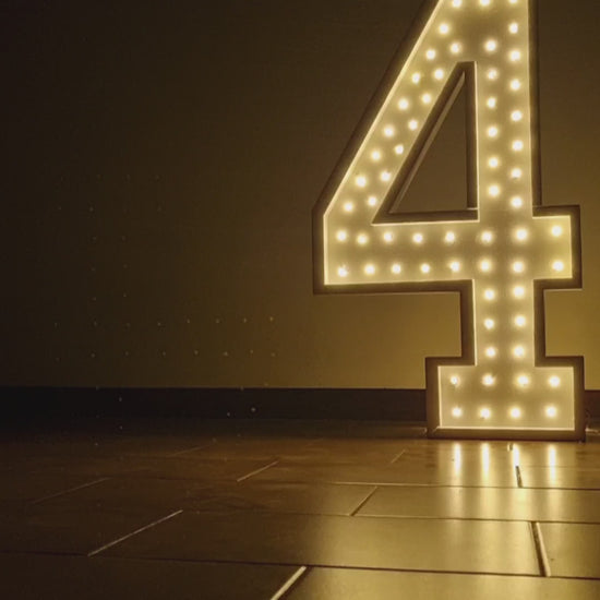 Numero 4 SUPER Luminoso