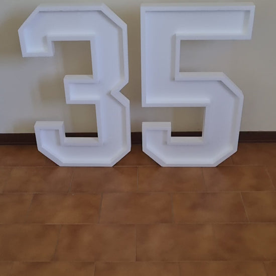 Numero 35 Polistirolo
