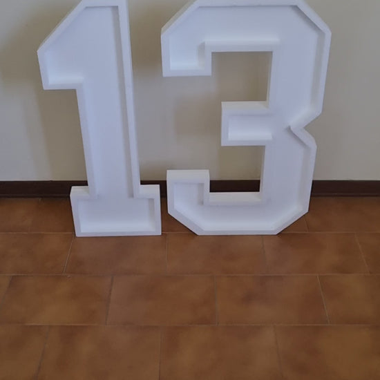 Numero 13 Polistirolo