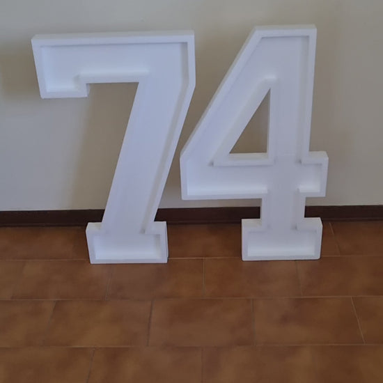 Numero 74 Polistirolo