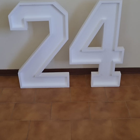 Numero 24 Polistirolo