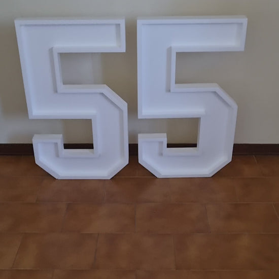 Numero 55 Polistirolo