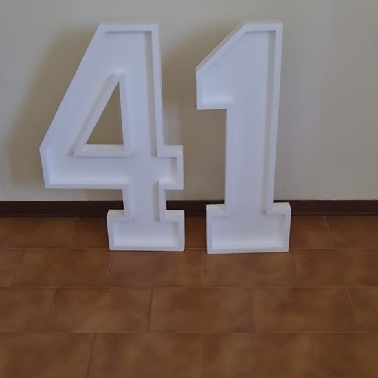 Numero 41 Polistirolo