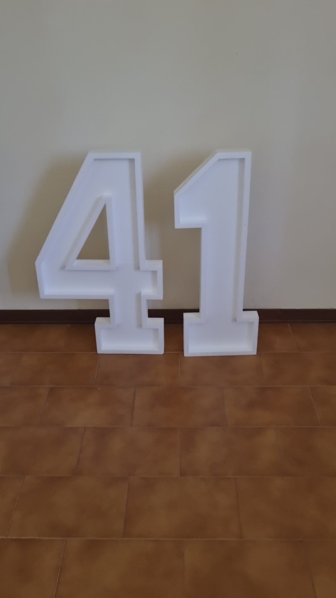 Numero 41 Polistirolo