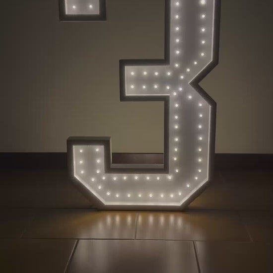Numero 3 SUPER Luminoso
