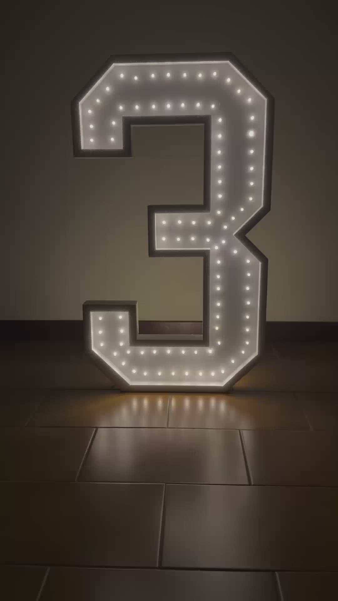 Numero 3 SUPER Luminoso