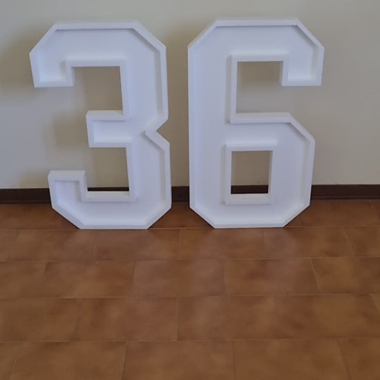 Numero 36 Polistirolo