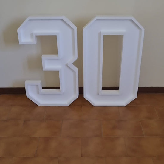 Numero 30 Polistirolo