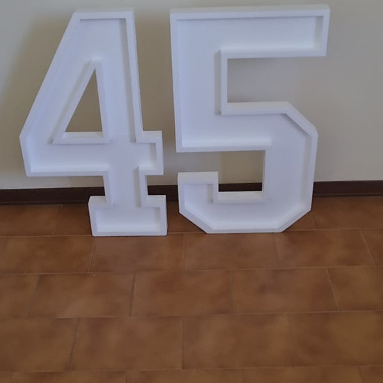 Numero 45 Polistirolo